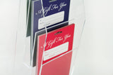 Mindbody Gift Cards - 3 Tier Backer Acrylic Display Stand