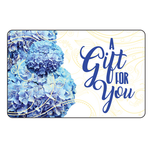 Mindbody Gift Cards - Blue Flower Gift Cards