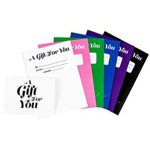 Mindbody Gift Cards - PrePrinted Folded Gift Card Holder