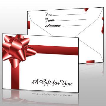 Mindbody Gift Cards - Present Style Gift Card Envelopes