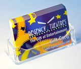 Mindbody Gift Cards - Single Slot Acrylic Plastic Business Card Holder