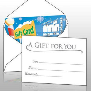 Mindbody Gift Cards - White Gift Card Envelopes